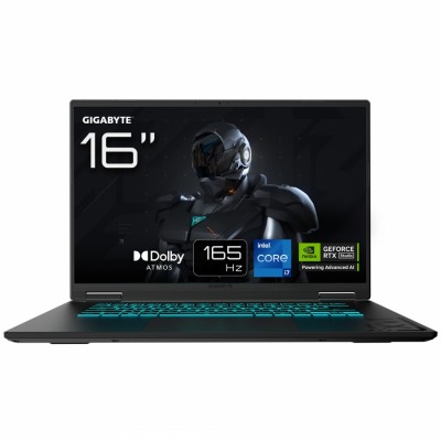 Portátil Gigabyte Gaming A16 CVH Portátil - 16" 165Hz WUXGA, Intel i7, 16", 32GB, 1TB, FreeDOS