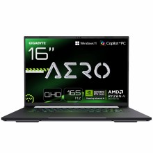 Portátil Gigabyte AERO X16 Portátil Gaming - Copilot+ PC, 16" QHD 165Hz, AMD Ryzen AI 7, 16", 32GB, 1TB, Windows 11 Home