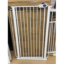 Safetots Puerta de Seguridad de Metal Extra alta con Ajuste a Presión, 68.5 cm - 75 cm,