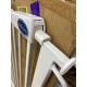 Safetots Puerta de Seguridad de Metal Extra alta con Ajuste a Presión, 68.5 cm - 75 cm,