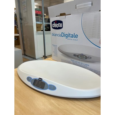 Chicco Báscula electrónica digital para bebés y niños pequeños con pantalla LCD digital