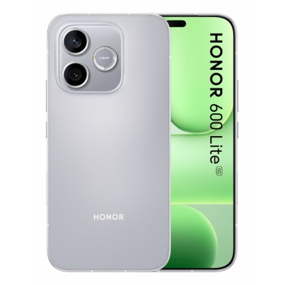 Honor 600 Lite 16,8 cm (6.6") SIM doble Android 16.0 5G USB Tipo C 8 GB 256 GB 6520 mAh Gris