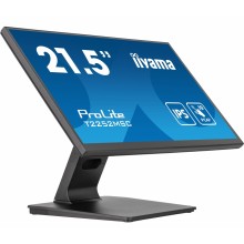 iiyama ProLite T2252MSC-B2 pantalla para PC 21.5" 1920 x 1080 Pixeles Full HD LCD Pantalla táctil Negro (HDMI, DisplayPort)