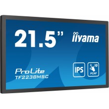 iiyama TF2238MSC-B1 pantalla para PC 21" 1920 x 1080 Pixeles Full HD LED Pantalla táctil Negro (HDMI, DisplayPort)