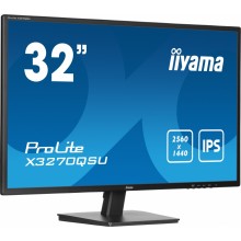 iiyama ProLite X3270QSU-B1 pantalla para PC 31.5" 2560 x 1440 Pixeles Wide Quad HD LED Negro (HDMI, DisplayPort)