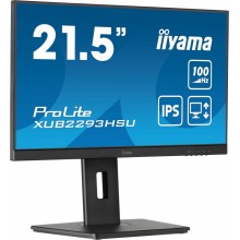 iiyama ProLite XUB2293HSU-B7 pantalla para PC 21.5" 1920 x 1080 Pixeles Full HD LED Negro (HDMI, DisplayPort)