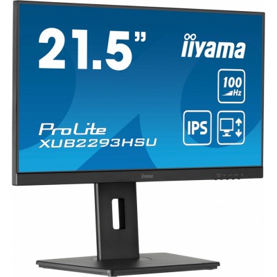 iiyama ProLite XUB2293HSU-B7 pantalla para PC 21.5" 1920 x 1080 Pixeles Full HD LED Negro (HDMI, DisplayPort)