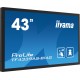 iiyama TF4339AS-B1AG pantalla para PC 42.5" 3840 x 2160 Pixeles 4K Ultra HD LED Pantalla táctil Negro (HDMI, DisplayPort)