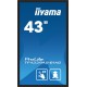 iiyama TF4339AS-B1AG pantalla para PC 42.5" 3840 x 2160 Pixeles 4K Ultra HD LED Pantalla táctil Negro (HDMI, DisplayPort)