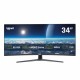 iggual Monitor 34" UWQHD 1ms 2DP 2HDMI MM AA Curvo (HDMI, DisplayPort)