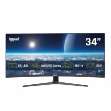 iggual Monitor 34" UWQHD 1ms 2DP 2HDMI MM AA Curvo (HDMI, DisplayPort)