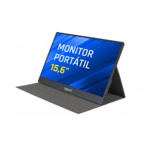 iggual Monitor portátil 15,6" IPS FHD USB-C funda (HDMI)