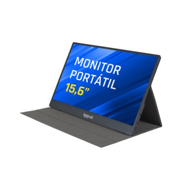 iggual Monitor portátil 15,6" IPS FHD USB-C funda (HDMI)
