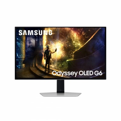 Samsung S27DG610SU pantalla para PC 27" 2560 x 1440 Pixeles Quad HD OLED Plata (HDMI, DisplayPort)