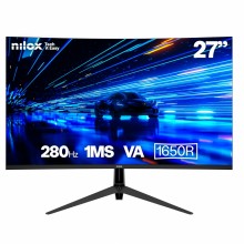 Nilox NXM27CV28001 pantalla para PC 27" 1920 x 1080 Pixeles Full HD LED Negro (HDMI)