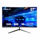 Nilox MONITOR 27 CURVO 240HZ VA HDMI Y DP pantalla para PC 27" 1920 x 1080 Pixeles Full HD LCD (HDMI)