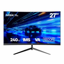 Nilox MONITOR 27 CURVO 240HZ VA HDMI Y DP pantalla para PC 27" 1920 x 1080 Pixeles Full HD LCD (HDMI)