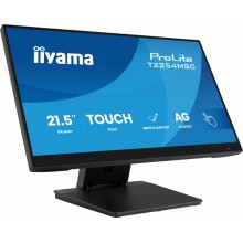 iiyama T2254MSC-B2AG pantalla para PC 21.5" 1920 x 1080 Pixeles Full HD LED Pantalla táctil Negro (HDMI, DisplayPort)