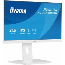 iiyama ProLite XUB2293HSU-W7 pantalla para PC 21.5" 1920 x 1080 Pixeles Full HD LED Blanco (HDMI, DisplayPort)