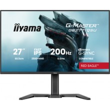 iiyama G-MASTER GB2771QSU-B1 pantalla para PC 27" 2560 x 1440 Pixeles Wide Quad HD Negro (HDMI, DisplayPort)