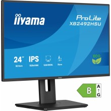iiyama ProLite XB2492HSU-B1 pantalla para PC 23.8" 1920 x 1080 Pixeles Full HD LED Negro (HDMI, DisplayPort)