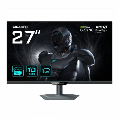 GIGABYTE G27UP Monitor de juego 27” 4K UHD - Modo dual (4K 160Hz o FHD 320Hz), 3840 x 2160, 1ms, 400 cd/m², FreeSync Premi