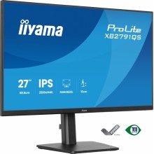 iiyama ProLite XB2791QS-B1 pantalla para PC 27" 2560 x 1440 Pixeles Quad HD LED Negro (HDMI, DisplayPort)