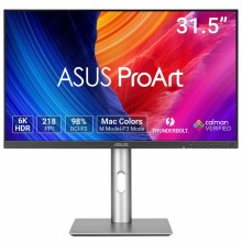ASUS ProArt PA32QCV pantalla para PC 31.5" 6016 x 3384 Pixeles 6K Ultra HD LCD Plata (HDMI, DisplayPort, Thunderbolt)