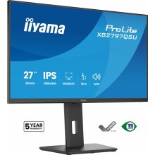 iiyama ProLite XB2797QSU-B1 pantalla para PC 27" 2560 x 1440 Pixeles Quad HD LED Negro (HDMI, DisplayPort)