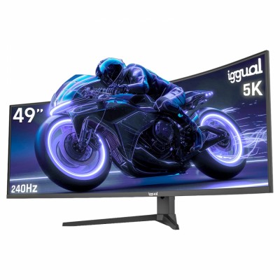 iggual Monitor 49" 5K DQHD 1ms 240Hz MM AA Curvo (HDMI, DisplayPort)
