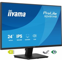 iiyama ProLite X2491HS-B1 pantalla para PC 23.8" 1920 x 1080 Pixeles Full HD LCD Negro (HDMI, DisplayPort)