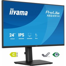 iiyama ProLite XB2491H-B1 pantalla para PC 23.8" 1920 x 1080 Pixeles Full HD LCD Negro (HDMI, DisplayPort)