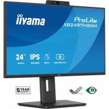 iiyama ProLite XB2497HSNH-B1 pantalla para PC 23.8" 1920 x 1080 Pixeles Full HD LED Negro (HDMI, DisplayPort)