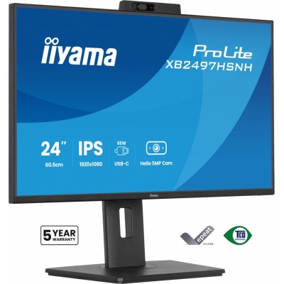 iiyama ProLite XB2497HSNH-B1 pantalla para PC 23.8" 1920 x 1080 Pixeles Full HD LED Negro (HDMI, DisplayPort)