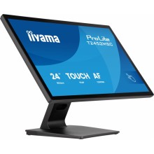 iiyama ProLite T2452MSC-B2 pantalla para PC 24" 1920 x 1080 Pixeles Full HD Pantalla táctil Negro (HDMI, DisplayPort)
