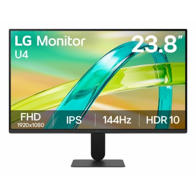 LG 24U411B-B pantalla para PC 23.8" 1920 x 1080 Pixeles Full HD LCD Negro (HDMI, VGA)