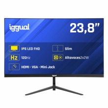 iggual Monitor 24" 1ms FHD 120Hz VGA HDMI DP MM (HDMI, DisplayPort, VGA)