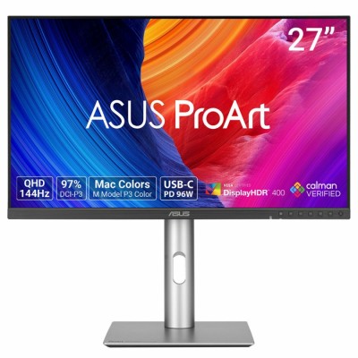 ASUS ProArt PA278CGRV pantalla para PC 27" 2560 x 1440 Pixeles Wide Quad HD LCD Plata (HDMI, DisplayPort)