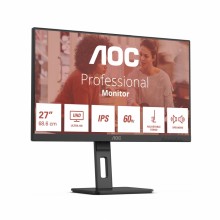 AOC E3 U27E3UF pantalla para PC 27" 3840 x 2160 Pixeles 4K Ultra HD LED Negro (HDMI, DisplayPort)