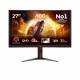 AOC G4 Gaming pantalla para PC 27" 2560 x 1440 Pixeles Quad HD LED Negro, Rojo (HDMI, DisplayPort)