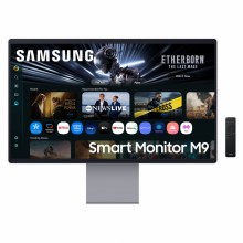 Samsung M90SF pantalla para PC 32" 3840 x 2160 Pixeles 4K Ultra HD OLED Plata (HDMI, DisplayPort)