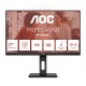 AOC E3 U27E3UF pantalla para PC 27" 3840 x 2160 Pixeles 4K Ultra HD LED Negro (HDMI, DisplayPort)