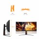 AOC G4 CU34G4CA pantalla para PC 34" 3440 x 1440 Pixeles Wide Quad HD Negro, Rojo (HDMI, DisplayPort)