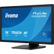 iiyama ProLite T2452MSC-B2 pantalla para PC 24" 1920 x 1080 Pixeles Full HD Pantalla táctil Negro (HDMI, DisplayPort)