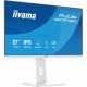 iiyama ProLite XB2797QSU-W1 pantalla para PC 27" 2560 x 1440 Pixeles Quad HD LED Blanco (HDMI, DisplayPort)