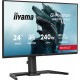 iiyama G-MASTER GB2471HSU-B1 pantalla para PC 23.8" 1920 x 1080 Pixeles Full HD Negro (HDMI, DisplayPort)