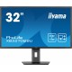 iiyama ProLite XB3270QSU-B1 pantalla para PC 31.5" 2560 x 1440 Pixeles Quad HD LED Negro (HDMI, DisplayPort)