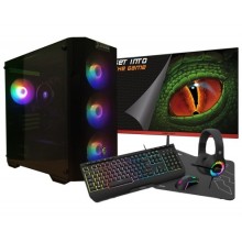 Zone Evil AMD Ryzen 5 4650G/16GB/2 Tb NVMe/Monitor 24" Teclado raton auriculares y alfombriila Ordenador Gaming