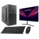 Zone Evil Core Work Intel Core i5 14400/16GB/1TB SSD Nvme Negro Windows 11 + Monitor 24 Teclado y ratón