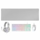 Mars Gaming MCP-RGB3, Pack Gaming Teclado Fixed RGB + Ratón Gaming RGB Flow 3200 DPI + Auriculares Over-Ear RGB + Alfombrill